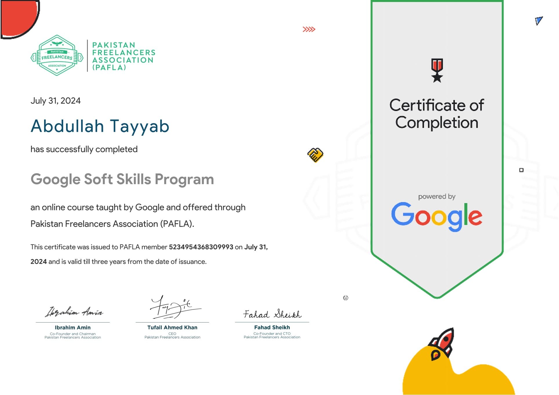 Google Soft Skills Program